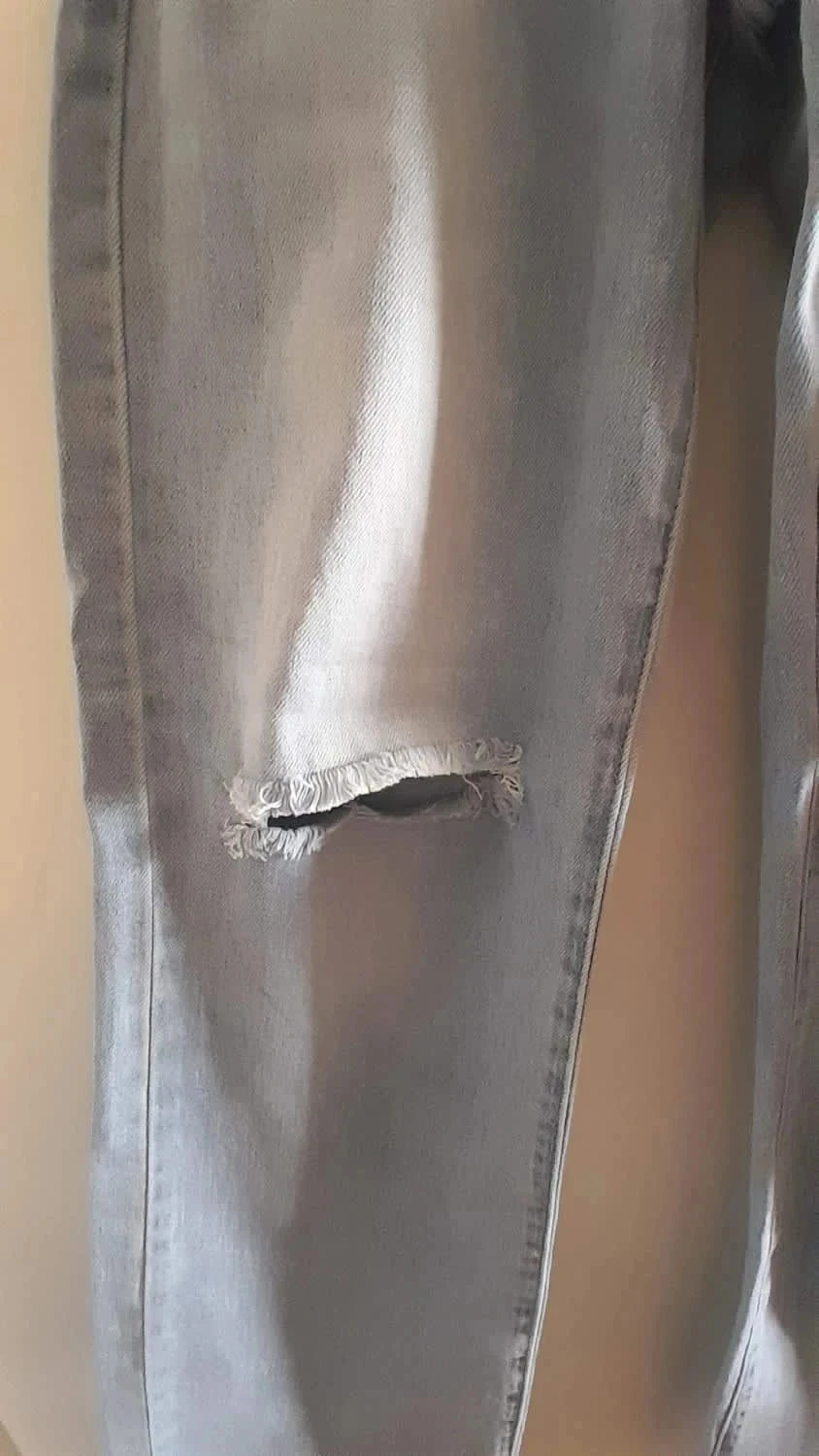 Jeans rasgado, Tamanho 34, Marca Hello Miss – photo 4